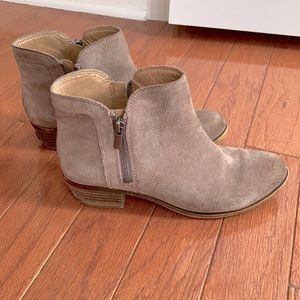 Lucky brand leather booties. Gently used